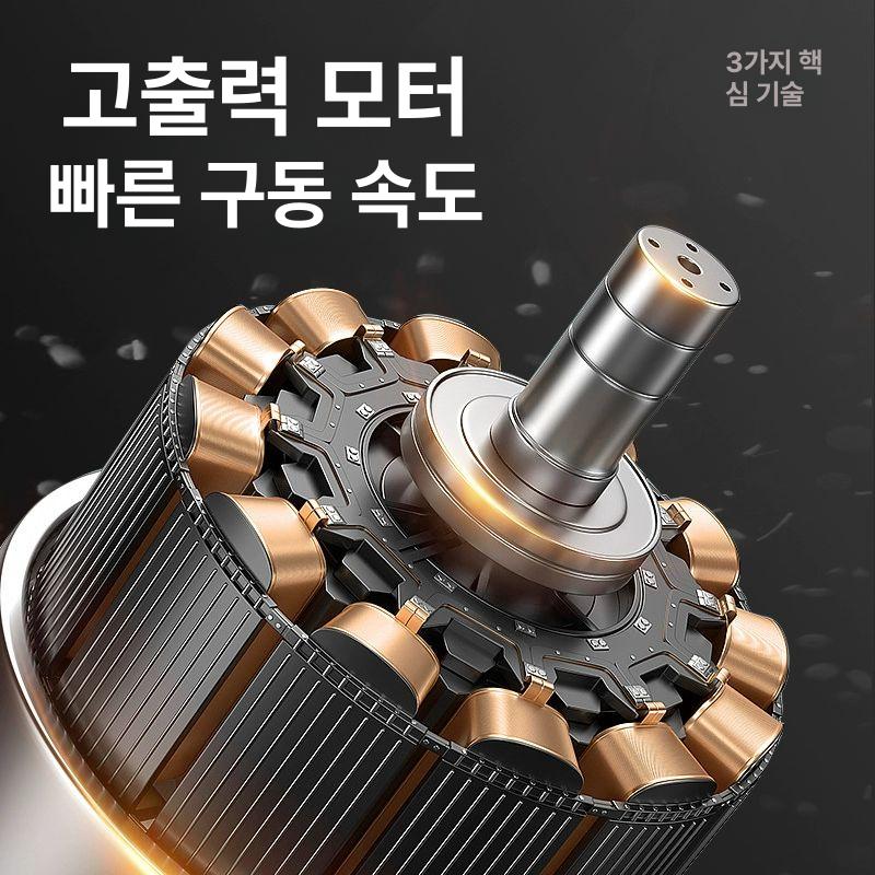헤어라인 전동 연마 광택기 녹 제거 연마기 본체 브러쉬 부착 이미지 6