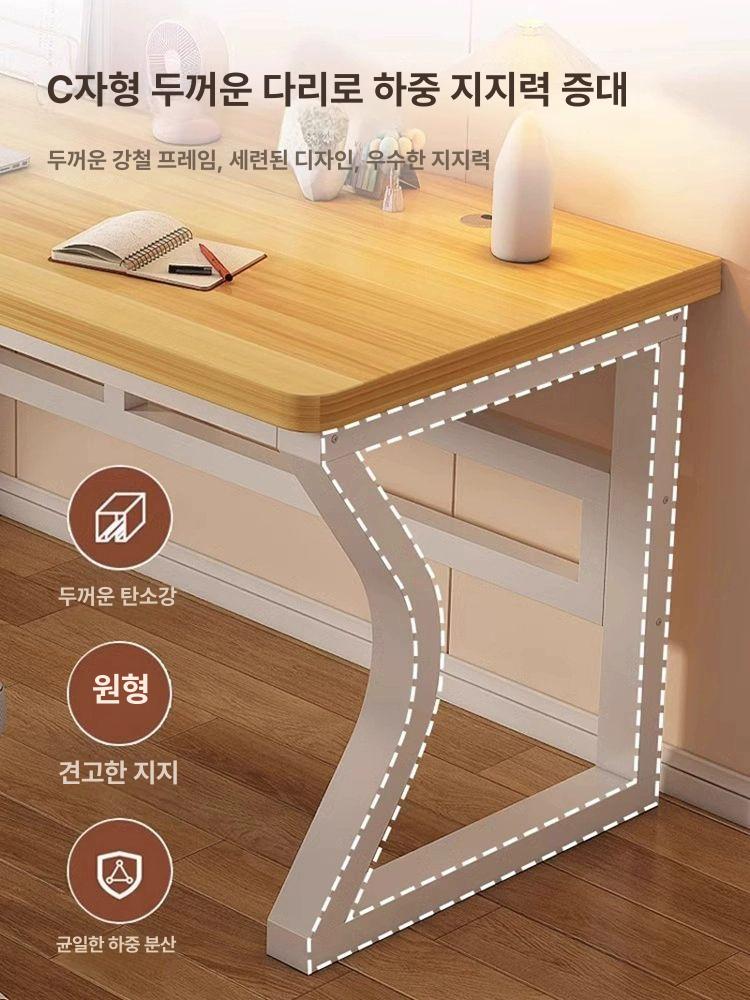 2인용 게이밍 책상 넓은 데스크 커플 방송용 멀티탭 각도조절 학생 - 상세 이미지 3