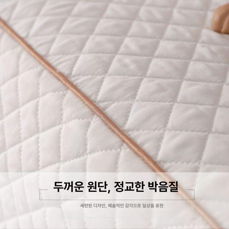 피아노덮개 방진 레이스풀커버 건반보호 상판방수 먼지방지 고급 베이지색 - 상세 이미지 5