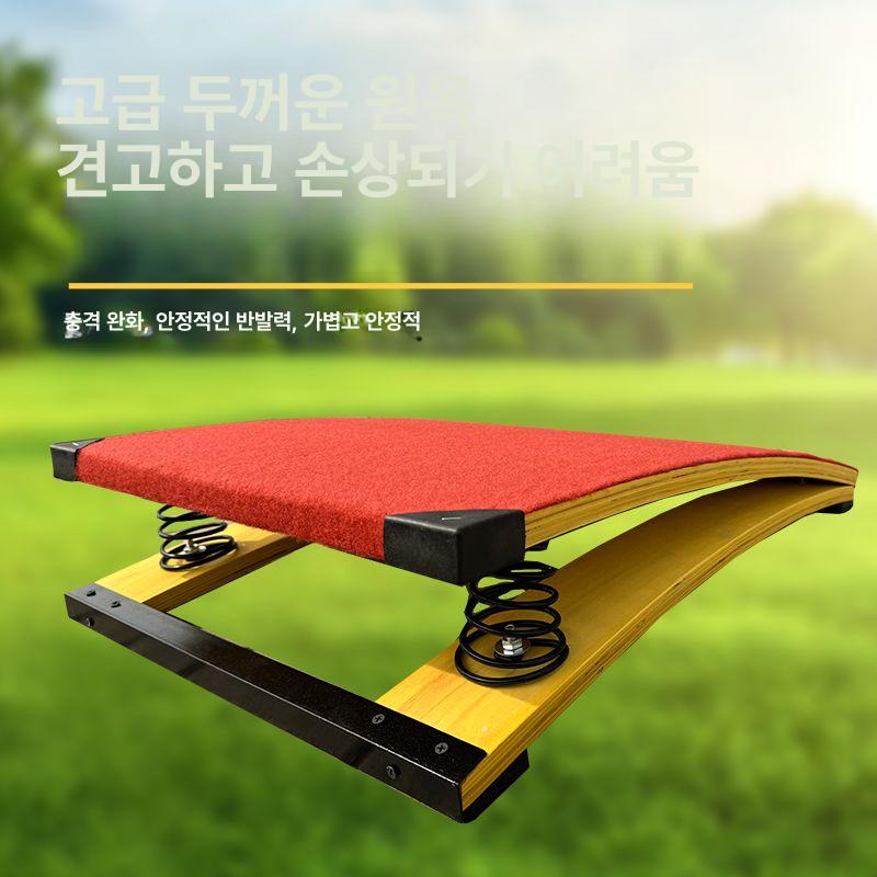뜀틀발구름판 체육 점프 발판 훈련 스프링보드 뜀틀발 도움닫기 도움 스프링 점핑 성인용 - 상세 이미지 4