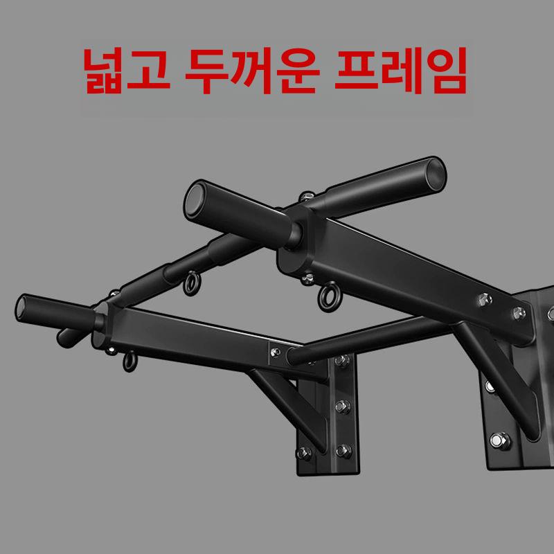 벽부착 벽걸이철봉 문틀철봉 벽고정 문틀 크로스바 철봉 홈트 크로스핏 홈트레이닝 턱걸이 - 상세 이미지 2