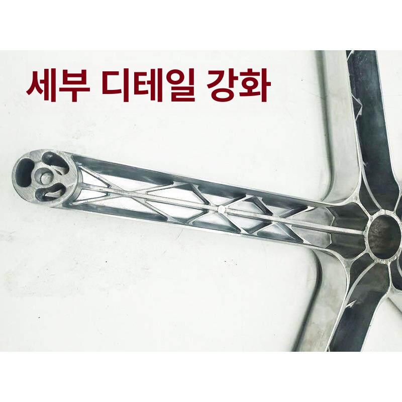 의자 바퀴 받침 교체 회전형 다리 수리 부품 철제 가구 발 패드 - 상세 이미지 3