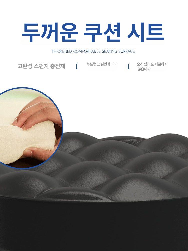 이동식 무빙 작업의자 스툴의자 등받이 소형바퀴달린의자 회전의자 미니체어 보조의자 - 상세 이미지 2