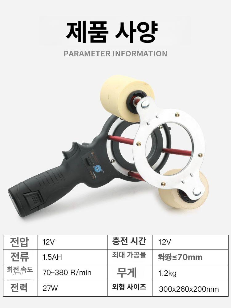 에어컨 실내기 냉매관 보온재 감기 배관 보호 래핑 테이프 감싸기 도구 - 상세 이미지 3