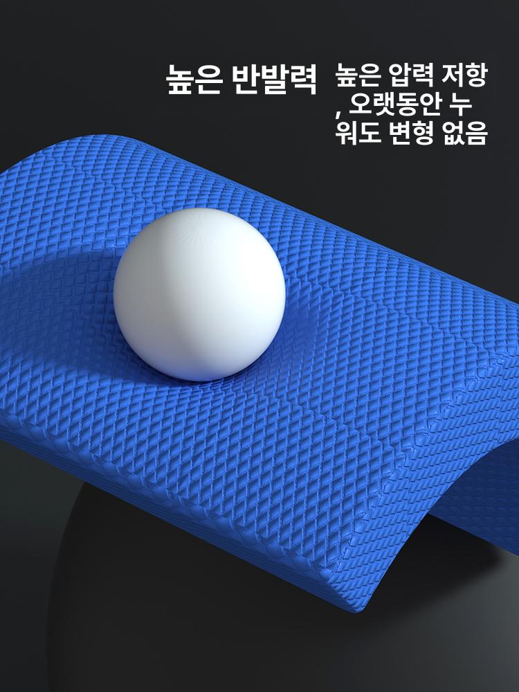 홈트레이닝 반원 밸런스볼 코어 근력운동 안정감 요가 피트니스 실내 균형 패드 가정 - 상세 이미지 3