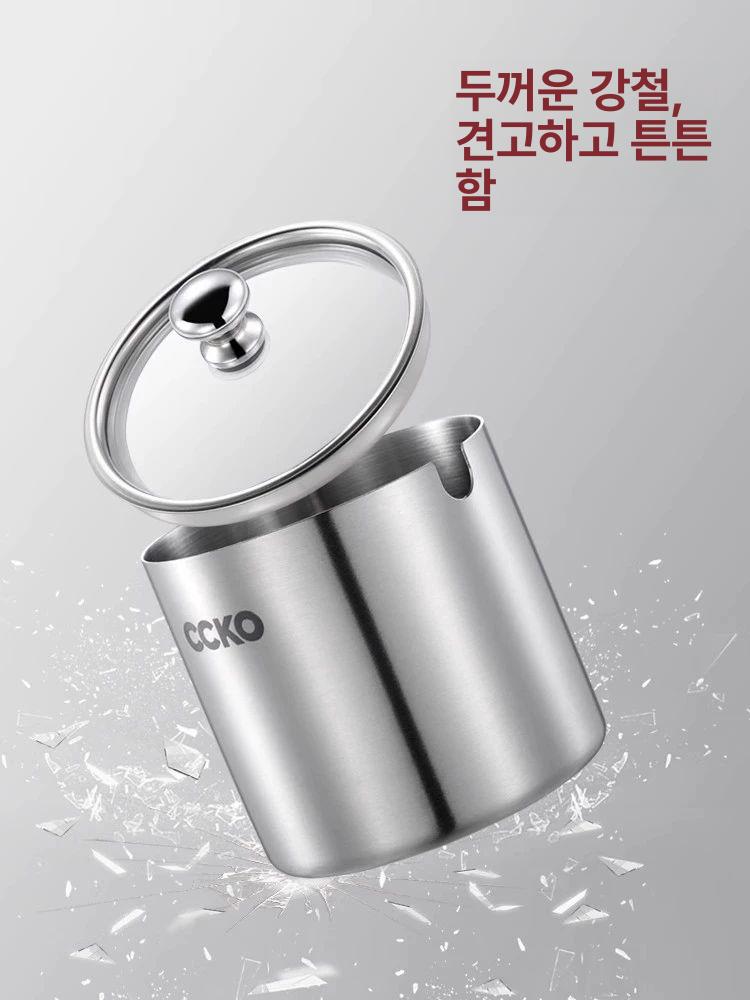 스테인레스 양념통 세트 소스통 미니 원형 조미료통 소금용기 오일병 - 상세 이미지 3