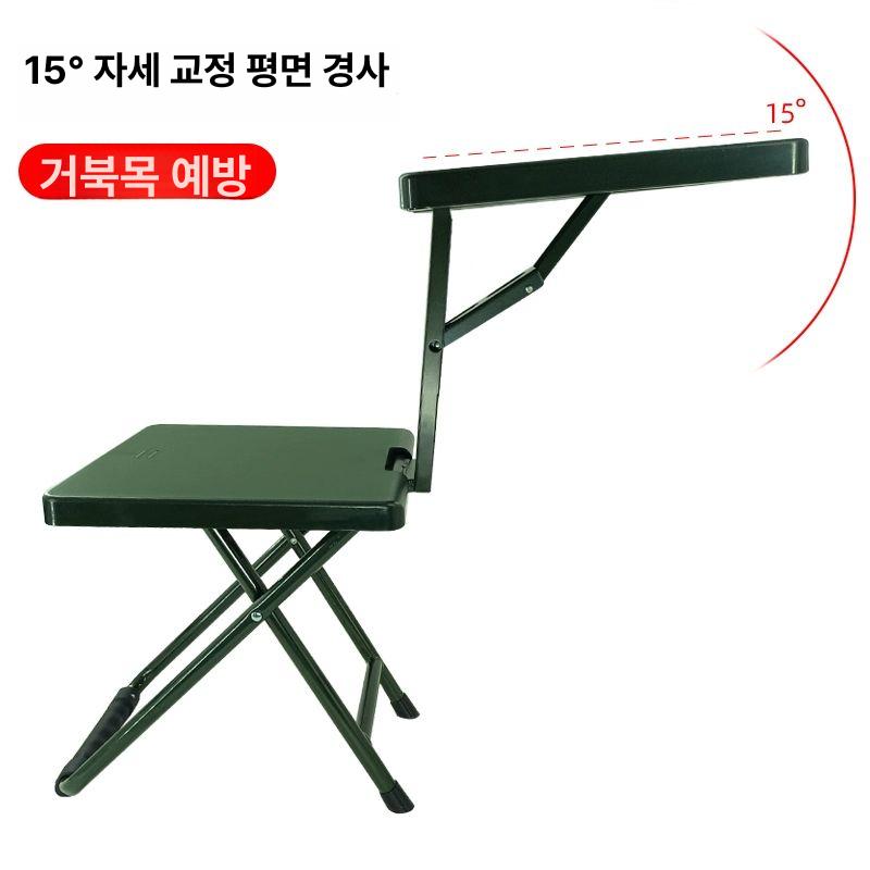 낚시 휴대용 책상의자 세트 가정용 정원 테라스 야외용 접이식 간편 캠핑 인테리어 - 상세 이미지 4