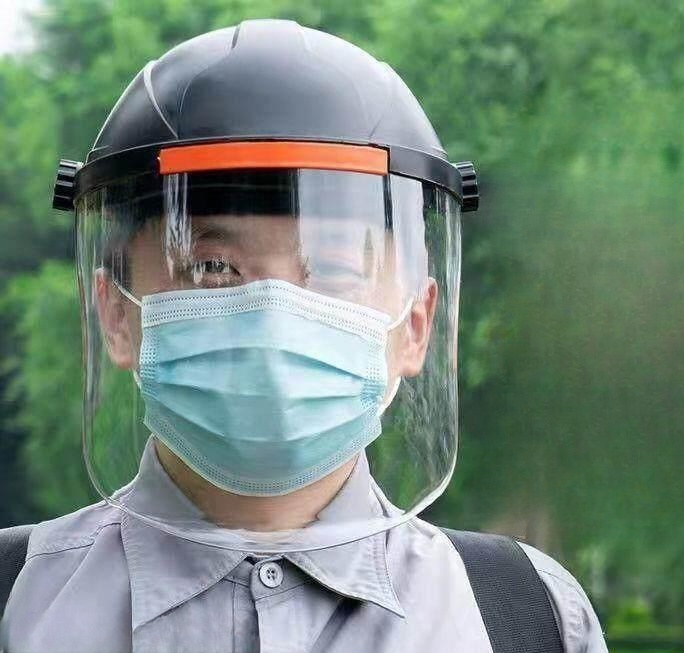 용접 보안경 투명 안면보호대 산업용 방독 얼굴가리개 현장 안전장비 - 상품 이미지
