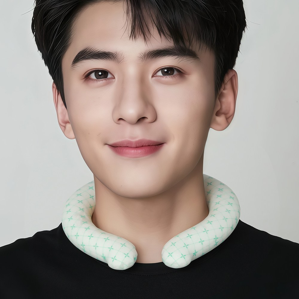 넥쿨러 여름필수템 야외활동 쿨링기기 대용량 18도 32두께 아이스 여름용 목쿨러 - 상세 이미지 2