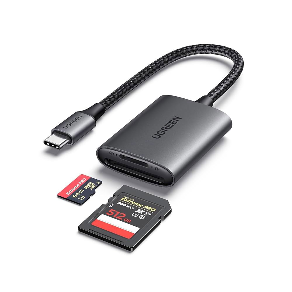 USB C SD 리더 카드 메모리 속도 UHSII 4 0 빠른 - 상품 이미지