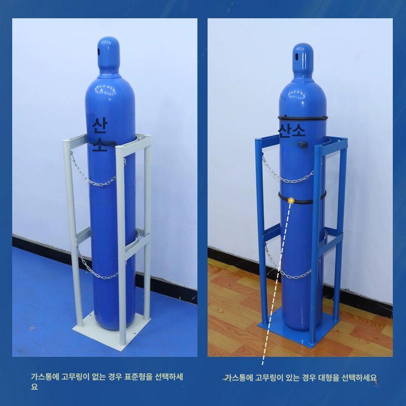 고압가스 실린더 보관함 산소 lpg 안전 저장소 방폭 선반 위험물 용기 거치대 - 상세 이미지 3