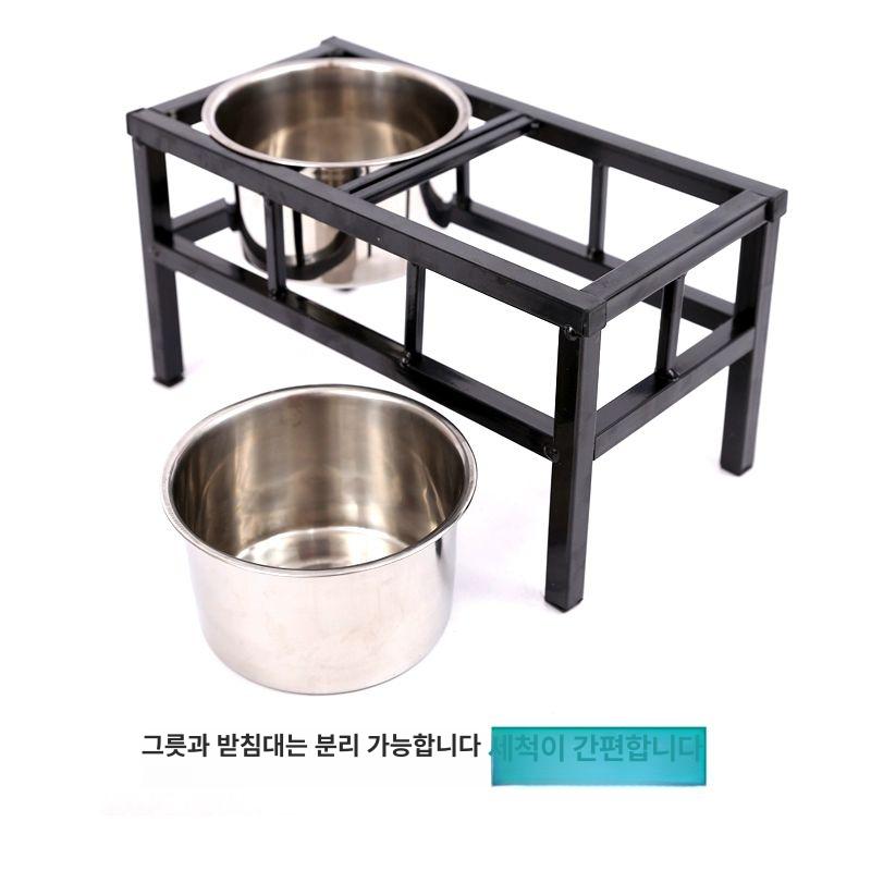 강아지물그릇 대형견밥그릇 대형견식기 애견식기 스텐개밥그릇 강아지그릇 사료그릇 - 상세 이미지 5