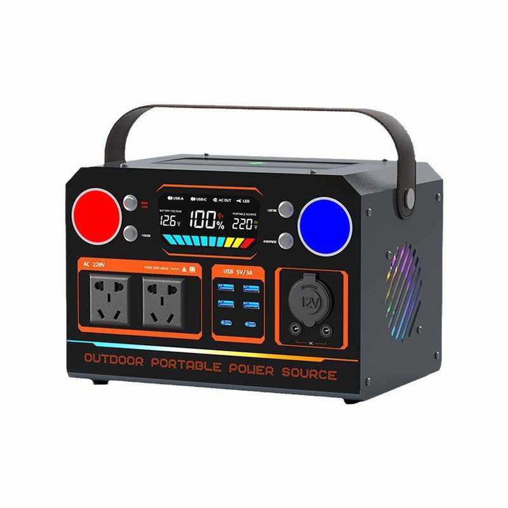 인산철 차박 파워뱅크 인산철배터리 12V 대용량 사인파 3000W 100AH 300W 300W111wh3 출력듀얼 라이트 - 상품 이미지