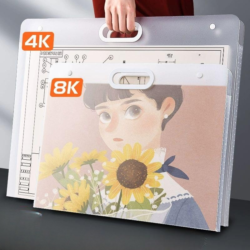 화방 수납함 그림가방 포트폴리오백 화구가방 도화지보관 미술가방 - 상세 이미지 2