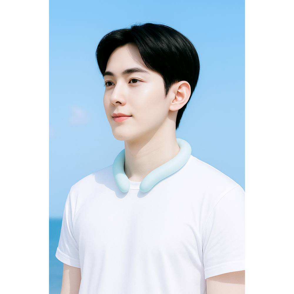 넥쿨러 야외활동 강풍모드 목걸이 여름용 캠핑용 낚시용 쿨러 초경량 아이스 넥밴드 목쿨러 이미지 6