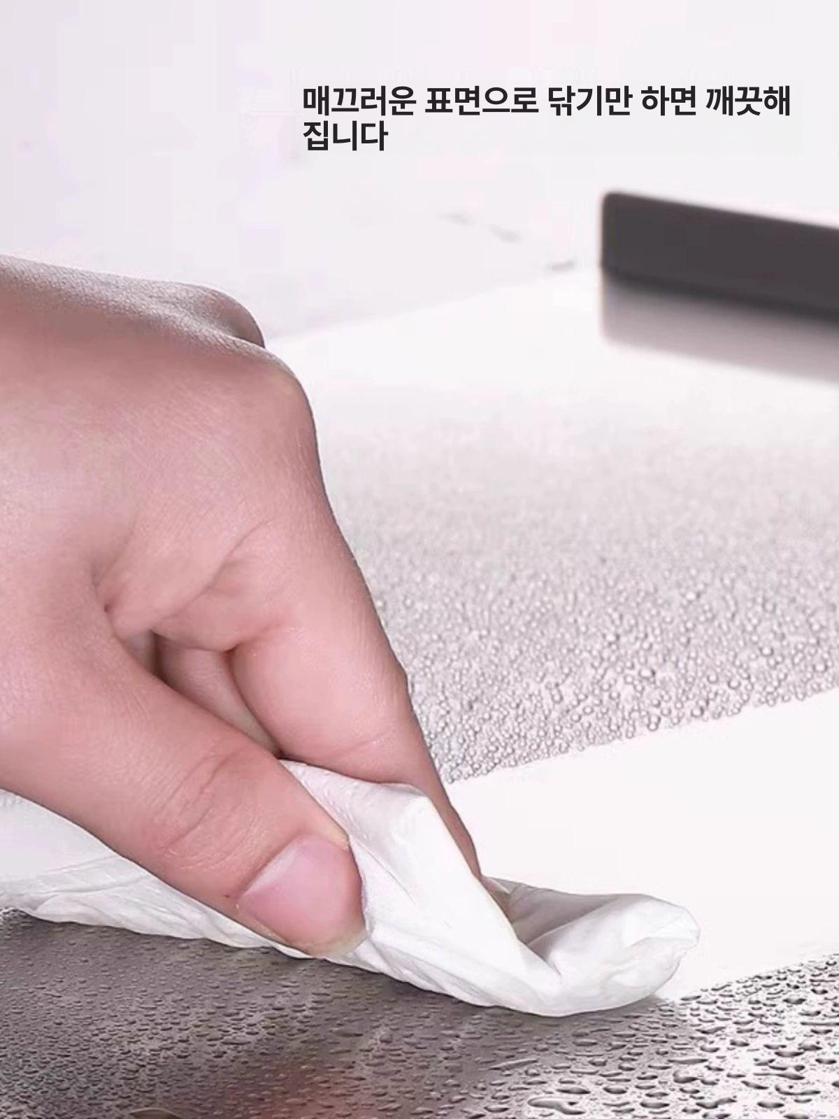 철제 도마꽂이 스틸 주방 받침대 조리대 심플 보호판 위생 반죽 정육 칼 매트 - 상세 이미지 3