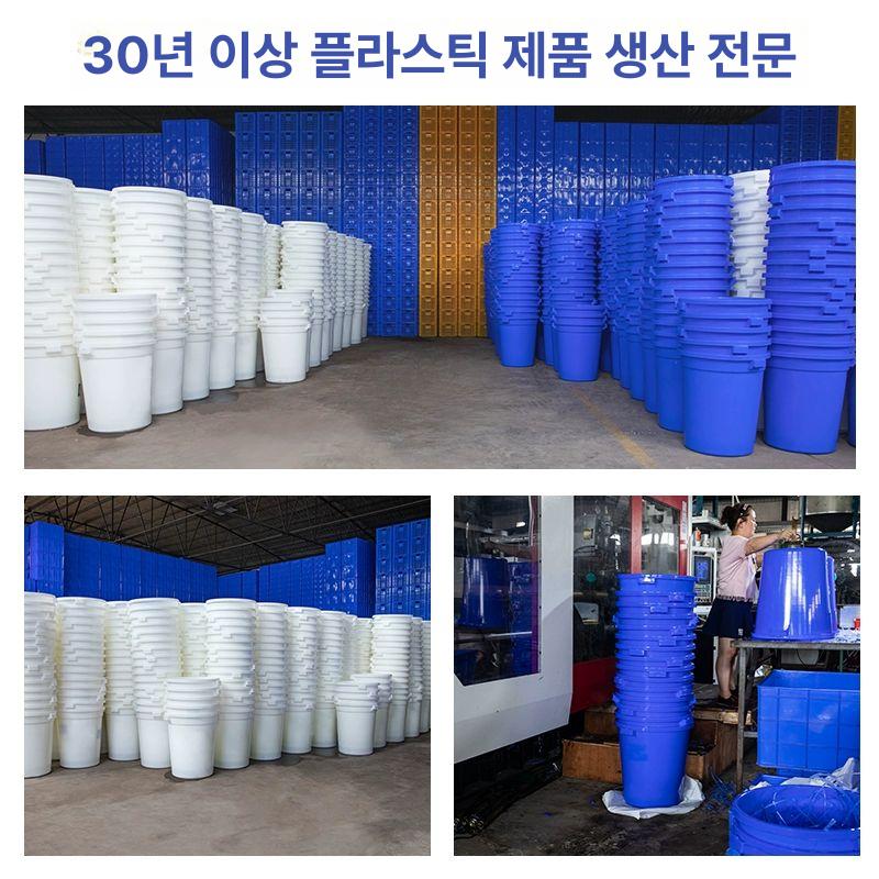 대용량 밀폐 저장통 뚜껑 가정용 업소용 다목적 물탱크 원형 보관함 - 상세 이미지 3