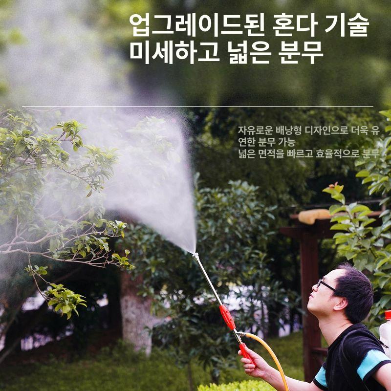 농업용 동력분무기 엔진식 소독분사기 고압분무기 농작물 방제용 압축식 살포기 - 상세 이미지 3