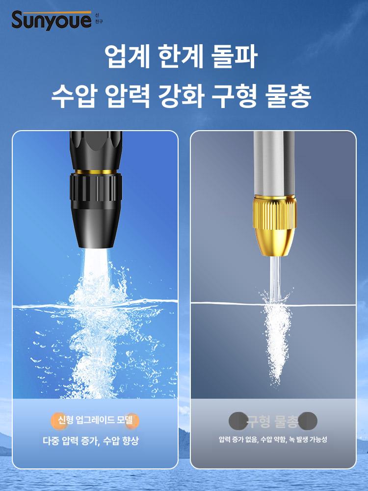 아코디언 신축 호스 정원 세차용 물분사 분무기 베란다 야외 다목적 물호 - 상세 이미지 4
