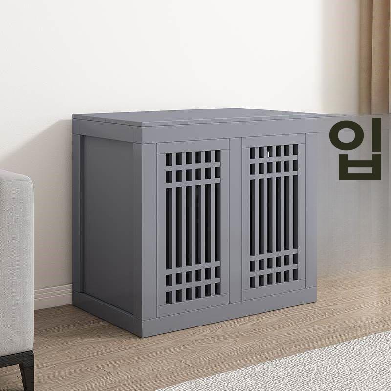 원목 수조 받침대 거실 대형 수족관 선반 철제 장식장 축양장 설치 - 상세 이미지 3