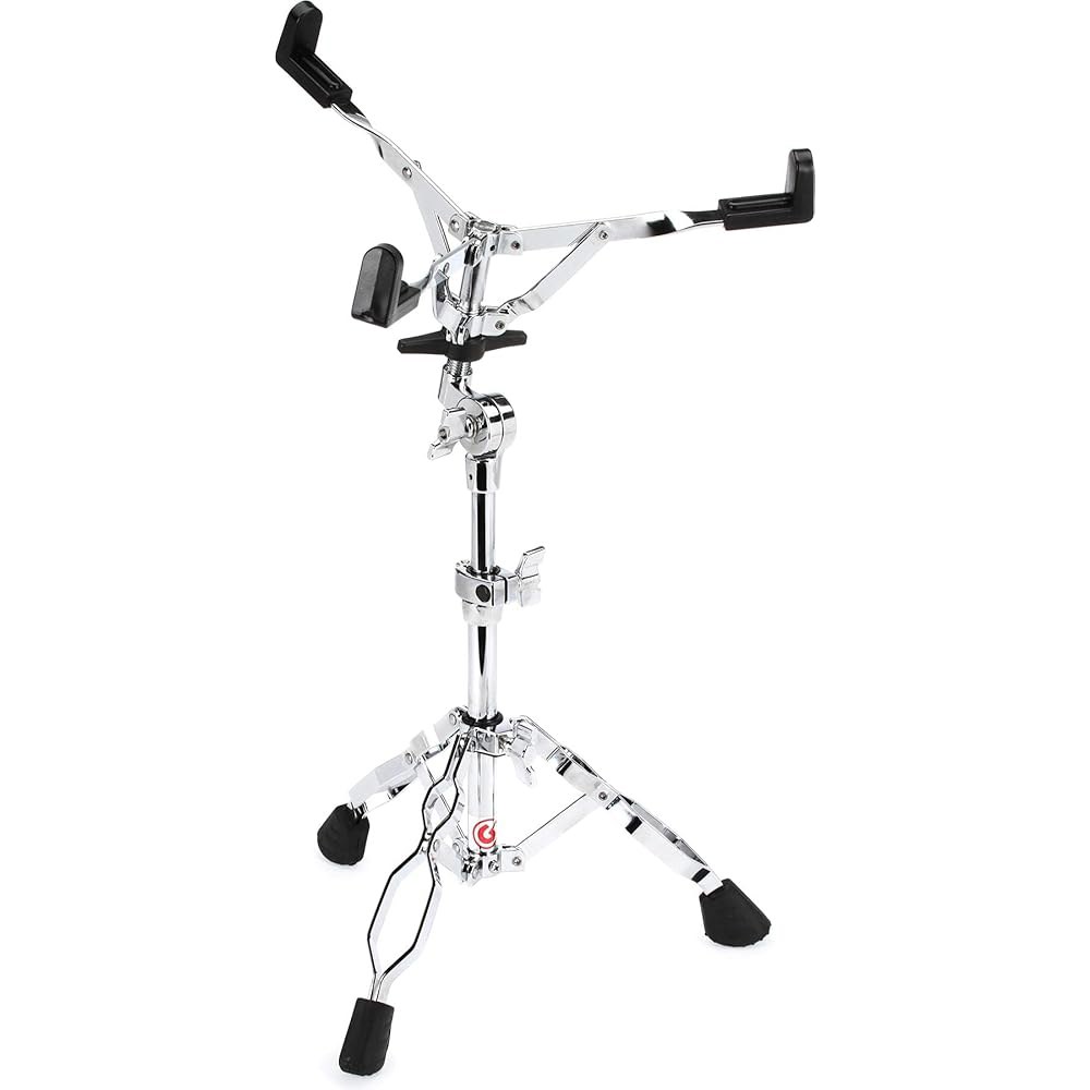지브롤터 더블 브레이스 경량 스네어 스탠드, 드럼 타악기 크롬 하드웨어, 4706 Stand 1 Medium - 상품 이미지