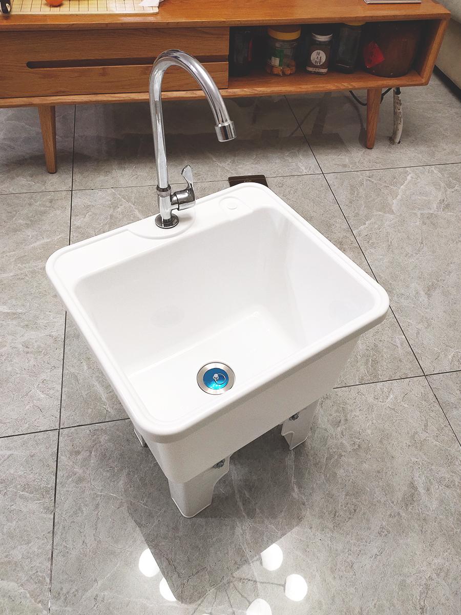 학교 밀대 회색 사무실 업소용 개수대 싱크대 화장실 배수 거치대 청소용품 청소통 - 상세 이미지 4