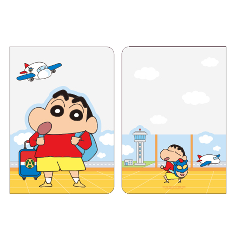 짱구 투명 클리어 여권 케이스 풍선 PVC 포켓 티켓 여행 지갑 캐릭터 굿즈 이미지 3