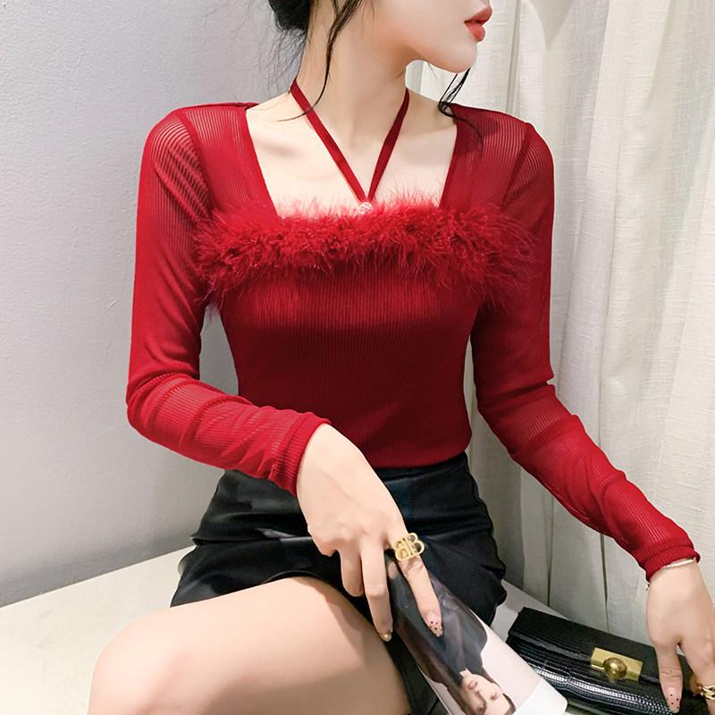 스퀘어넥 크리스마스 공연복 무대복 라인 사교 댄스복 성악 코스튬 성탄절 이브닝 의상 - 상세 이미지 3
