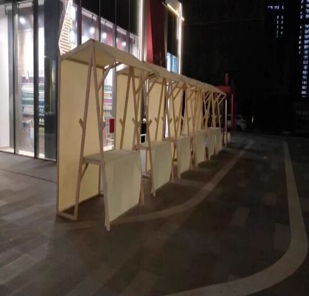 이동식 프리마켓매대 야시장 좌판대 행사부스 가판대 야외 노점 접이식행사 진열매대 - 상세 이미지 2