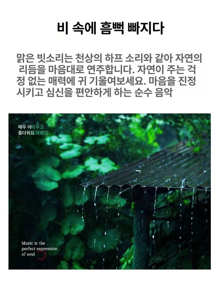 대나무 레인스틱 천연음향 명상악기 숙면 이완 휴식용품 스트레스해소 우드사운드 - 상세 이미지 3