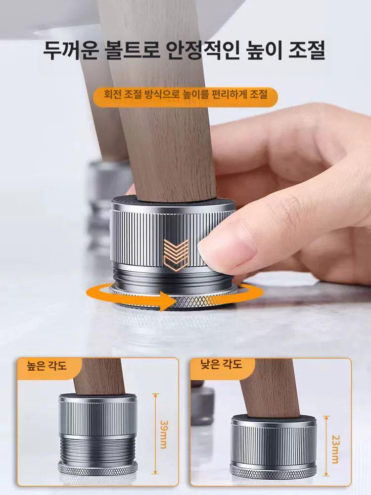 높이조절 소파 침대 다리 거실 스툴 금속 받침대 호텔 가구 테이블 - 상세 이미지 2