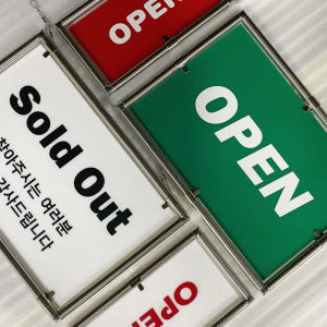 오픈클로즈 도어사인 영업중 안내판 OPEN CLOSED 매장 문패 표지판 솔직 후기 | 실제 배치 사진 포함 - 상품 이미지 4
