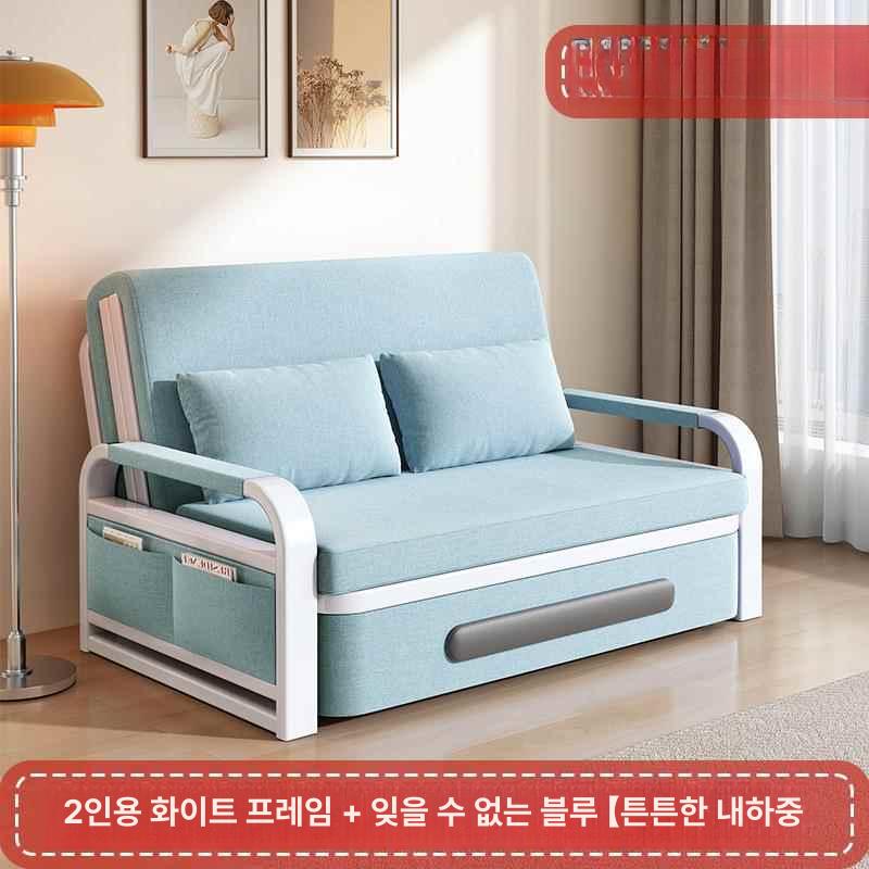 접이식 소파베드 패브릭 겸용 원룸 매트리스 데이베드 좌식 생활발수 쇼파베드 모듈형 - 상세 이미지 3