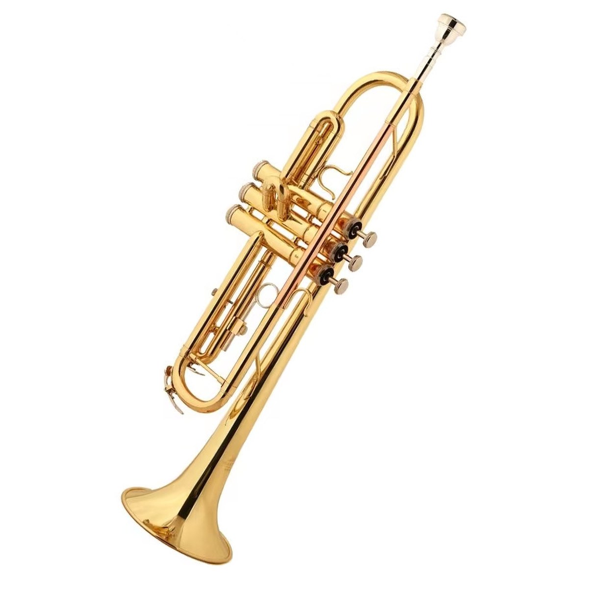 bumad 실버 트럼펫 Bb 컵로니켈 장갑 휴대용 TR650S 금관악기 블랙 1 골드 트럼펫 보급형 더본 - 상품 이미지