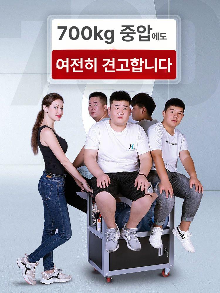 공구함 정리 수납 트롤리 철제 이동식 서랍 작업대 보관함 부품 정렬 - 상세 이미지 2