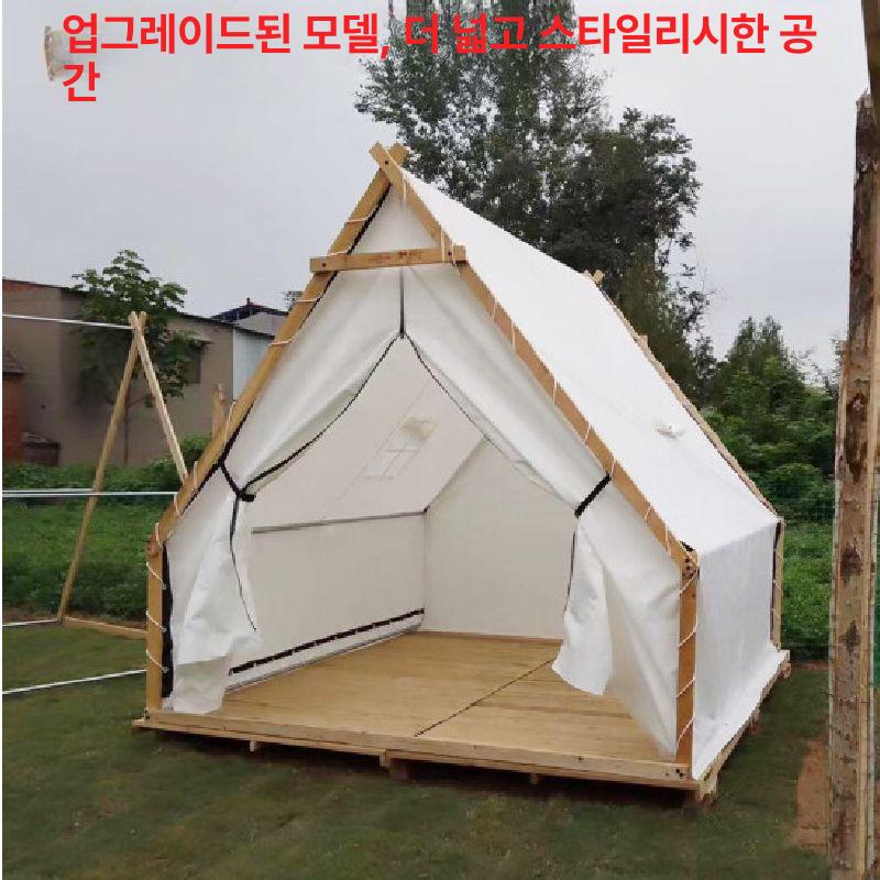 삼각형 야외 텐트 캠핑 캐노피 감성 카페 펜션 쉘터 방풍 방수 대형 - 상세 이미지 5