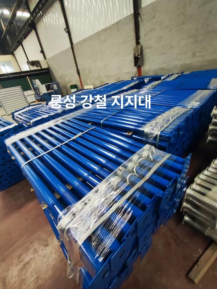 잭서포트 버팀대 건설 지지 원형 건설현장 조절 연락 로 지지대 파이프 강철 현장 비계 - 상세 이미지 4