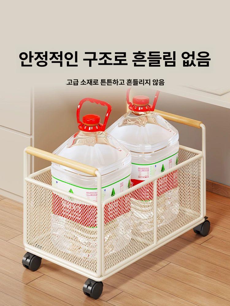 이동식 책가방 수납 옷 박스 바구니 정리함 가방정리 - 상세 이미지 5