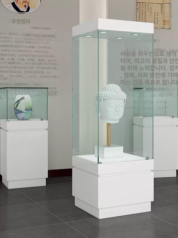 골동품 박물관 전시대 유리 캐비닛 문화재 진열장 쇼케이스 수집품 보관 - 상세 이미지 3