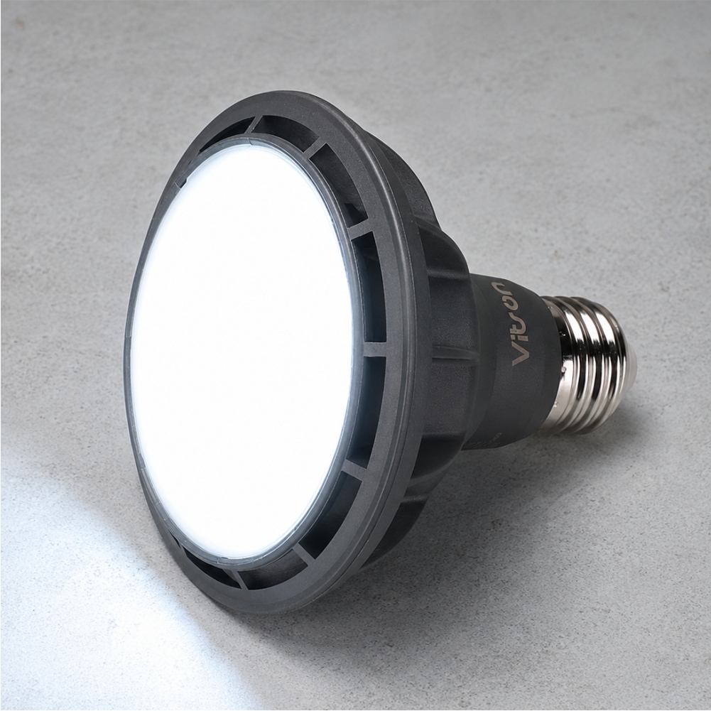 LED PAR30 램프 W1 블랙 확산형 15W 주광색 6500K 매장 레일 조명 비츠온 - 상품 이미지