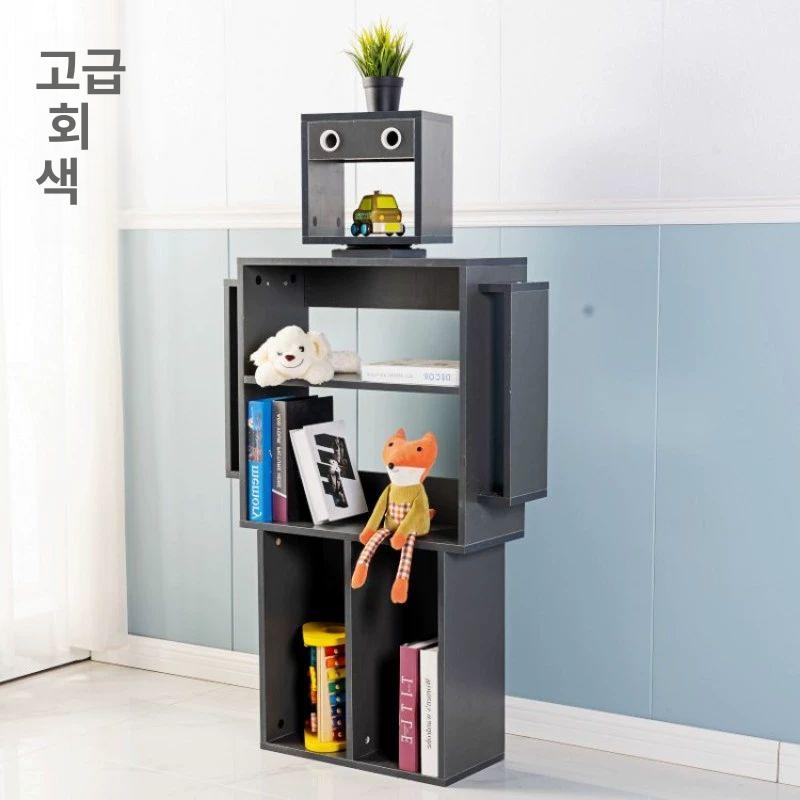 북카페 감성 벽선반 모던 책꽂이 대나무 수납선반 인테리어 북진열대 스타일리시 책장 - 상세 이미지 3