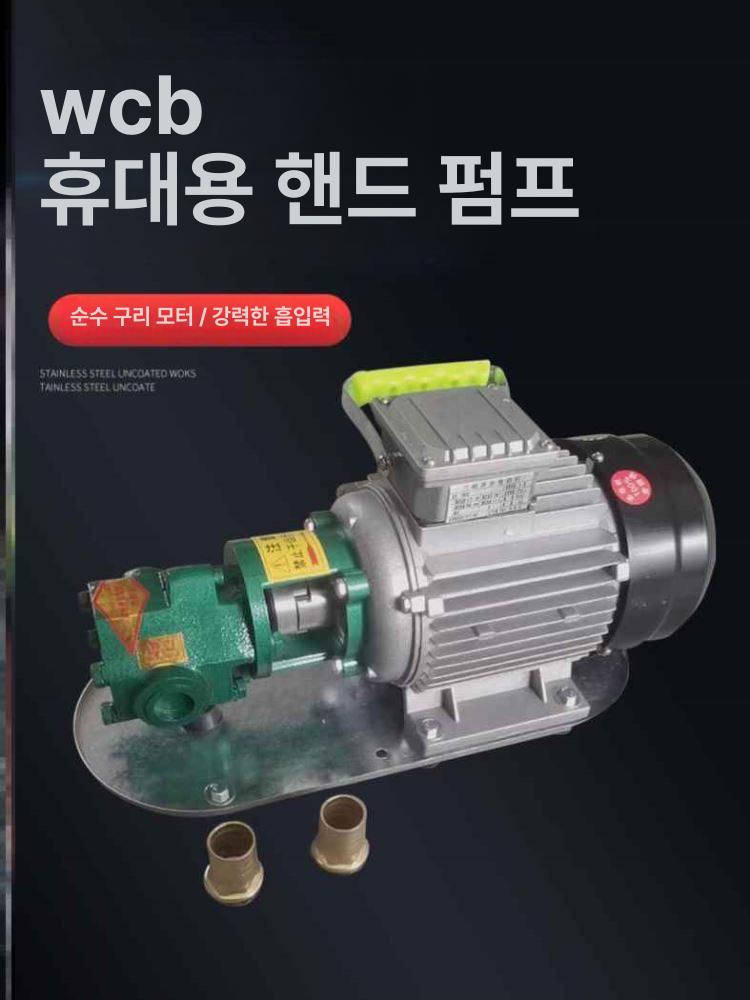 기어 펌프 전동 식품용 고점도 오일 자동 기름 전기 - 상세 이미지 2