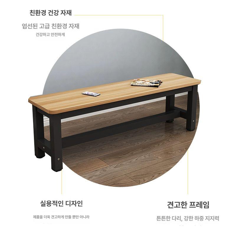 대기의자 벤치 탈의실 휴게실 체육관 실내용 철재 길이조절 대기실 스포츠센터 라운지 세로형 - 상세 이미지 2