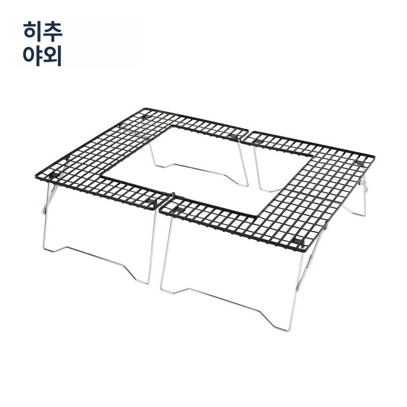 그릴테이블 캠핑화로대 바베큐그릴 야외조리 숯불 바비큐 조리기구 캠핑조리 고기 - 상세 이미지 2