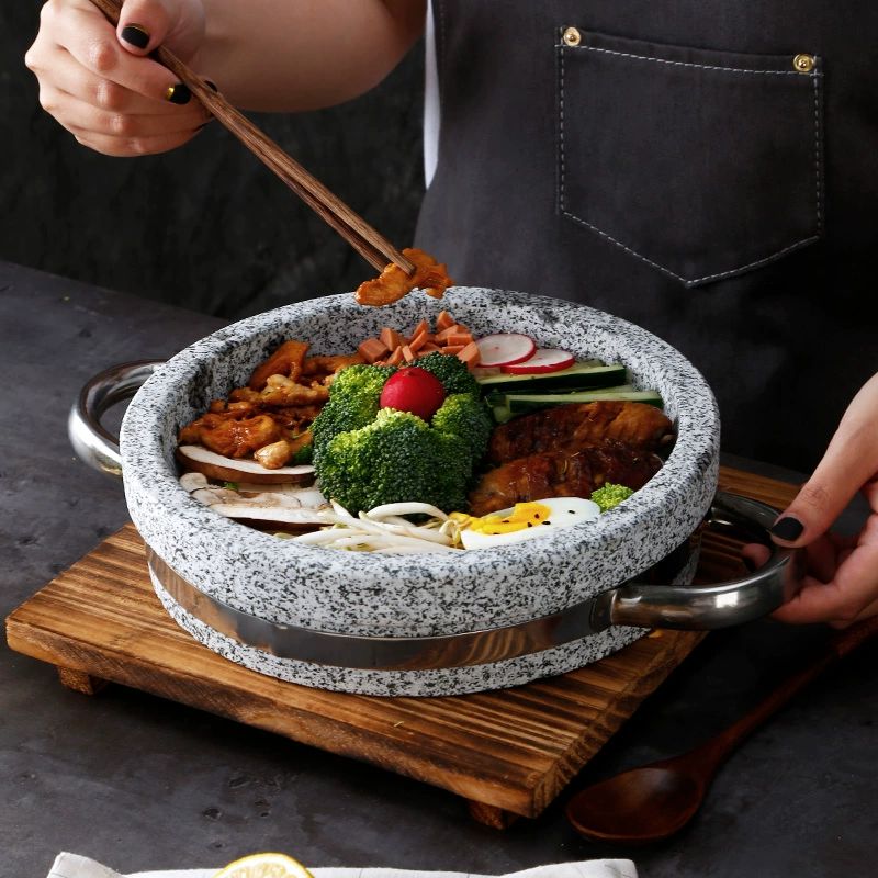 무쇠 철판 그릴 야외 캠핑 바비큐 돌판 구이 핫플레이트 고기 구워먹는 대형 불판 - 상세 이미지 2