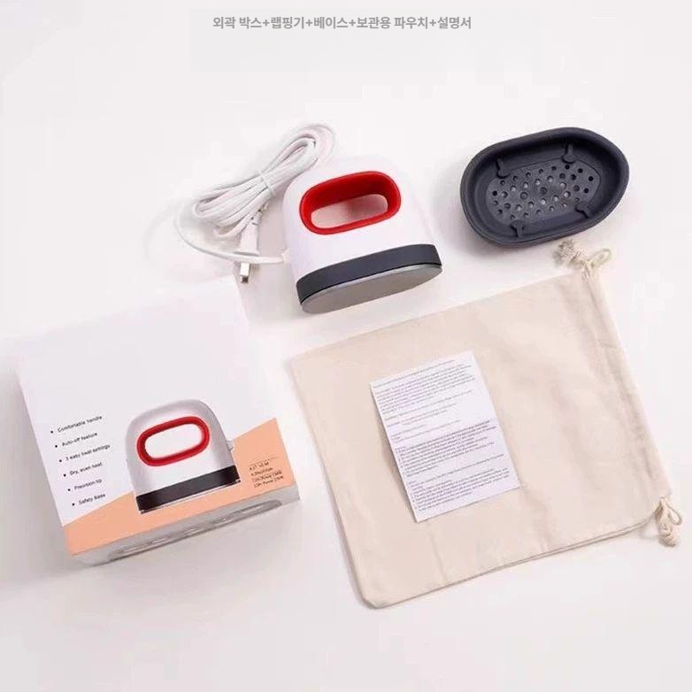 소형 다리미 열프레스기 휴대용 스탬핑 다림질 컴팩트 프린팅 열전사 핸디미니 평판 - 상세 이미지 5