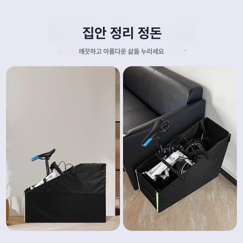정리함 자전거보관함 접이식 차량 트렁크 자동차 수납함 가방 천 적재함 수납백 - 상세 이미지 5