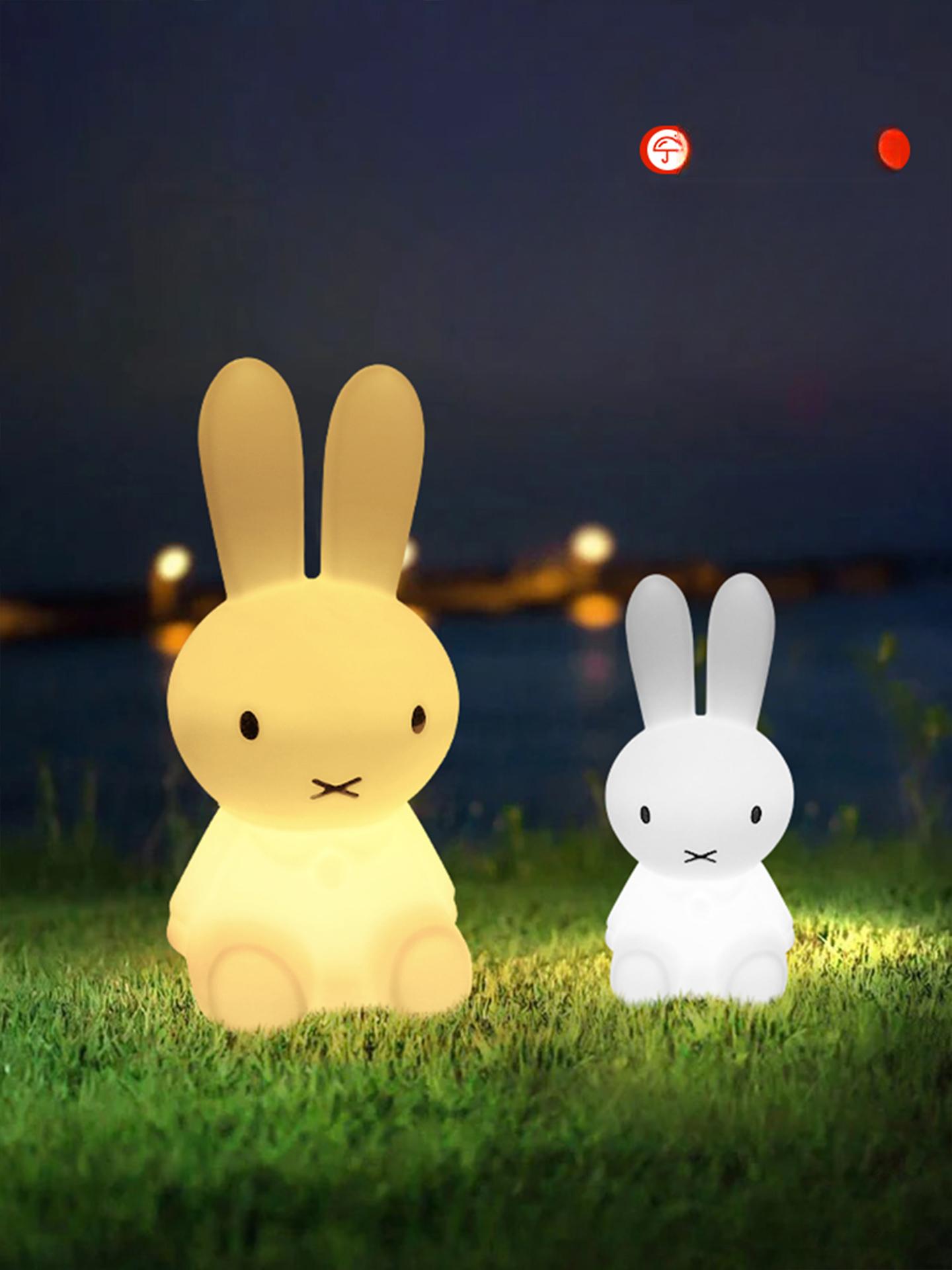 태양광 토끼등 야외조명 카페 잔디등 장식 조경 충전 무드등 인테리어 솔라 귀여운 - 상세 이미지 5