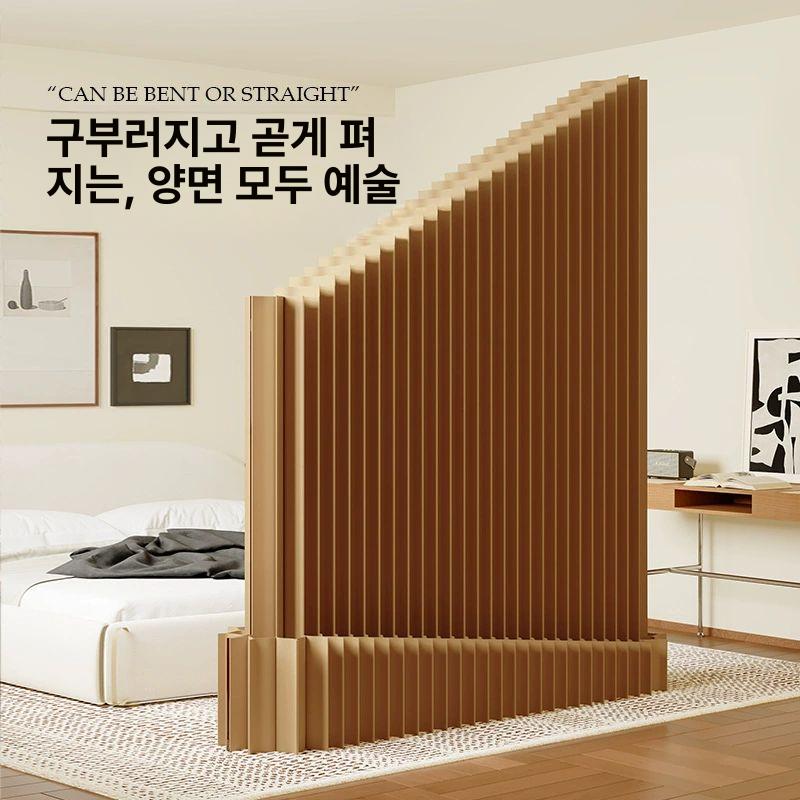 종이가벽 파티션 인테리어 접이식 방수가벽 크라프트지 길이 2~3m X 높이 1.5m - 상세 이미지 4