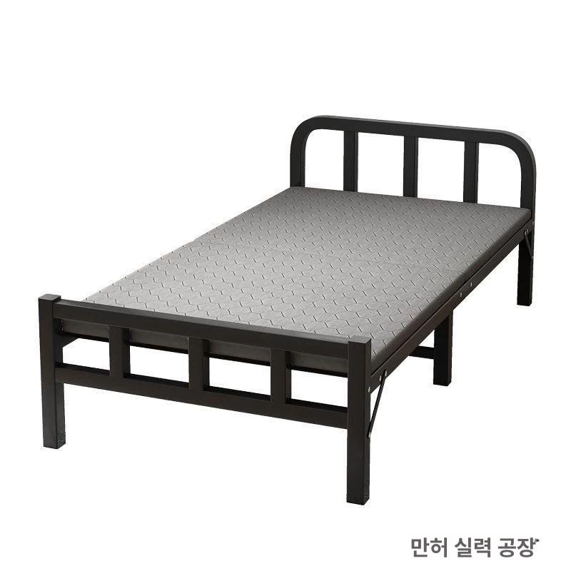기숙사 침대프레임 저상형 베드 접이식침대 받침대 간편침대 평상 고시원침대 - 상세 이미지 5